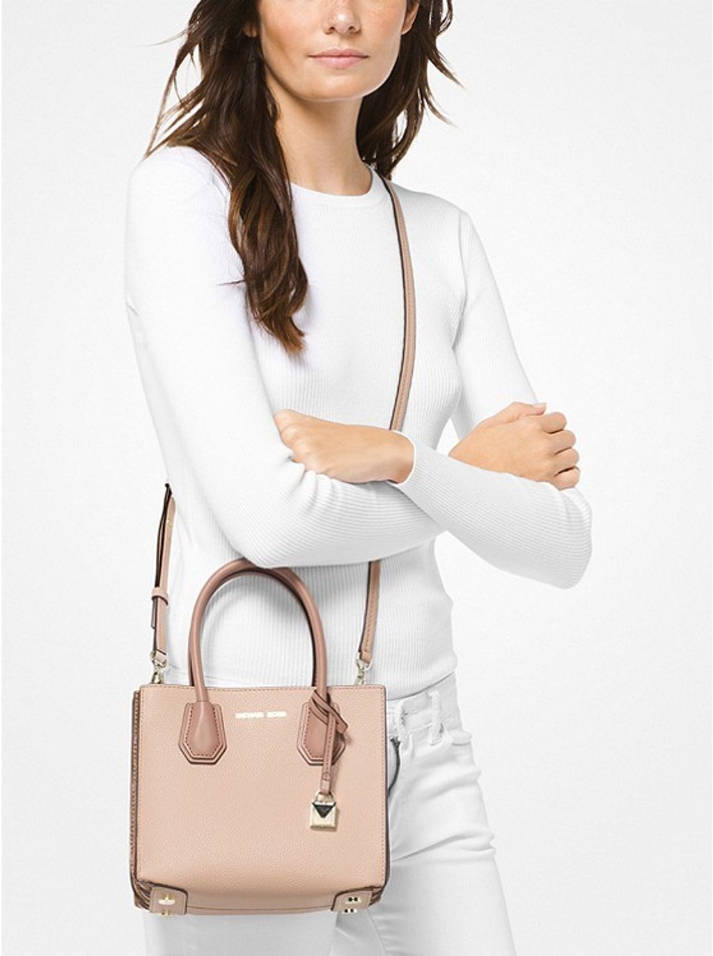 Mercer Pebbled Leather Accordion Crossbody  Crossbody bag, Bags, Michael  kors crossbody bag