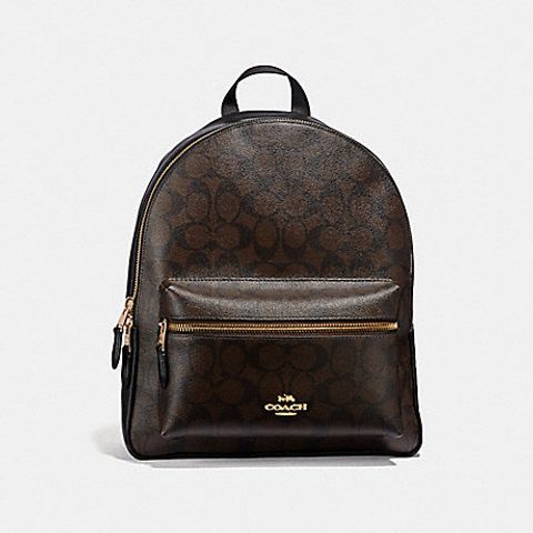Coach Medium Charlie Backpack in Signature Canvas F32200 – Luxe