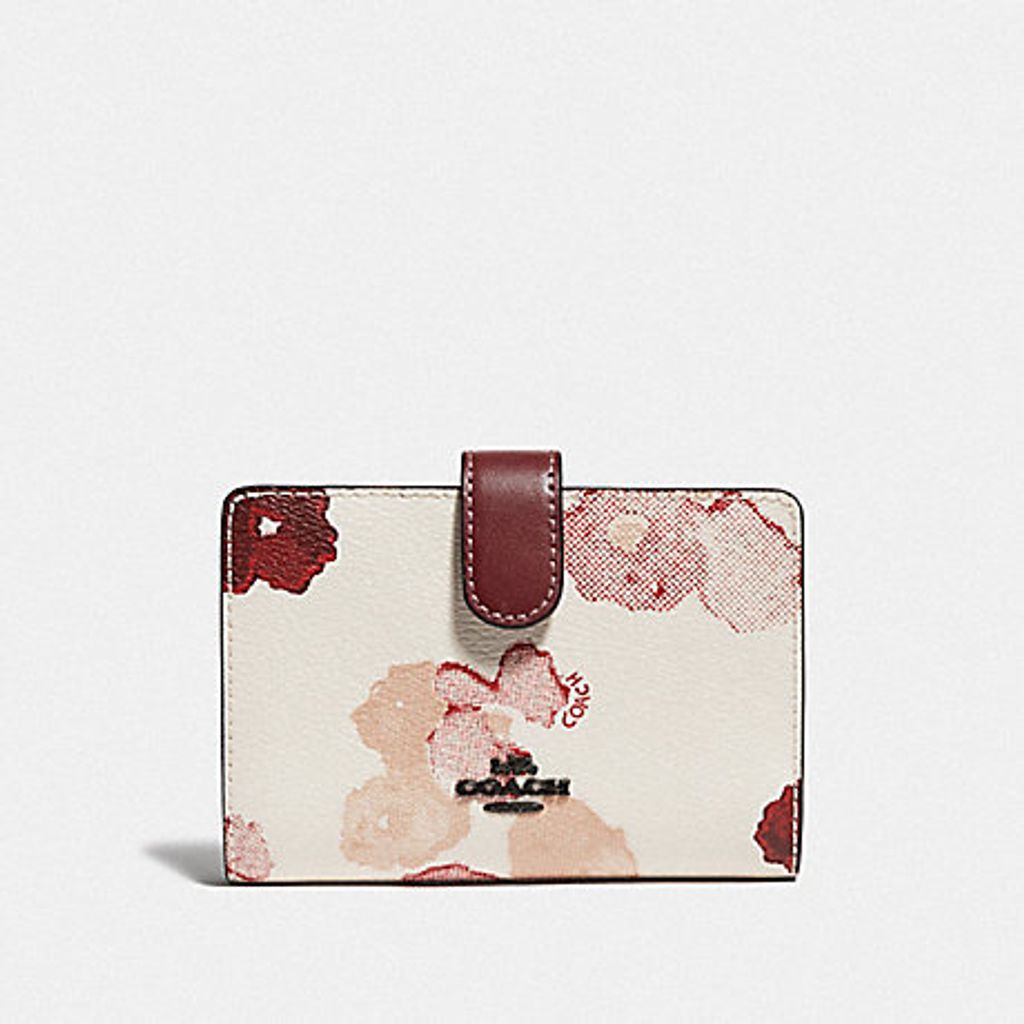 Coach Medium Corner Zip Wallet With Halftone Floral Print F39127 – Luxe  Paradise
