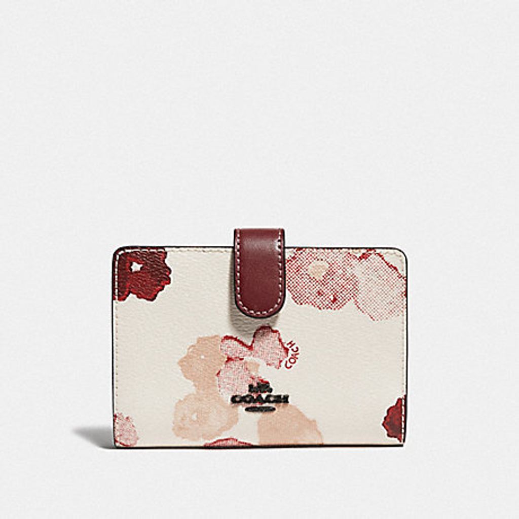 Coach Medium Corner Zip Wallet With Halftone Floral Print F39127 – Luxe Paradise Coach Medium Corner Zip Wallet With Halftone Floral Print F39127 – Luxe Paradise