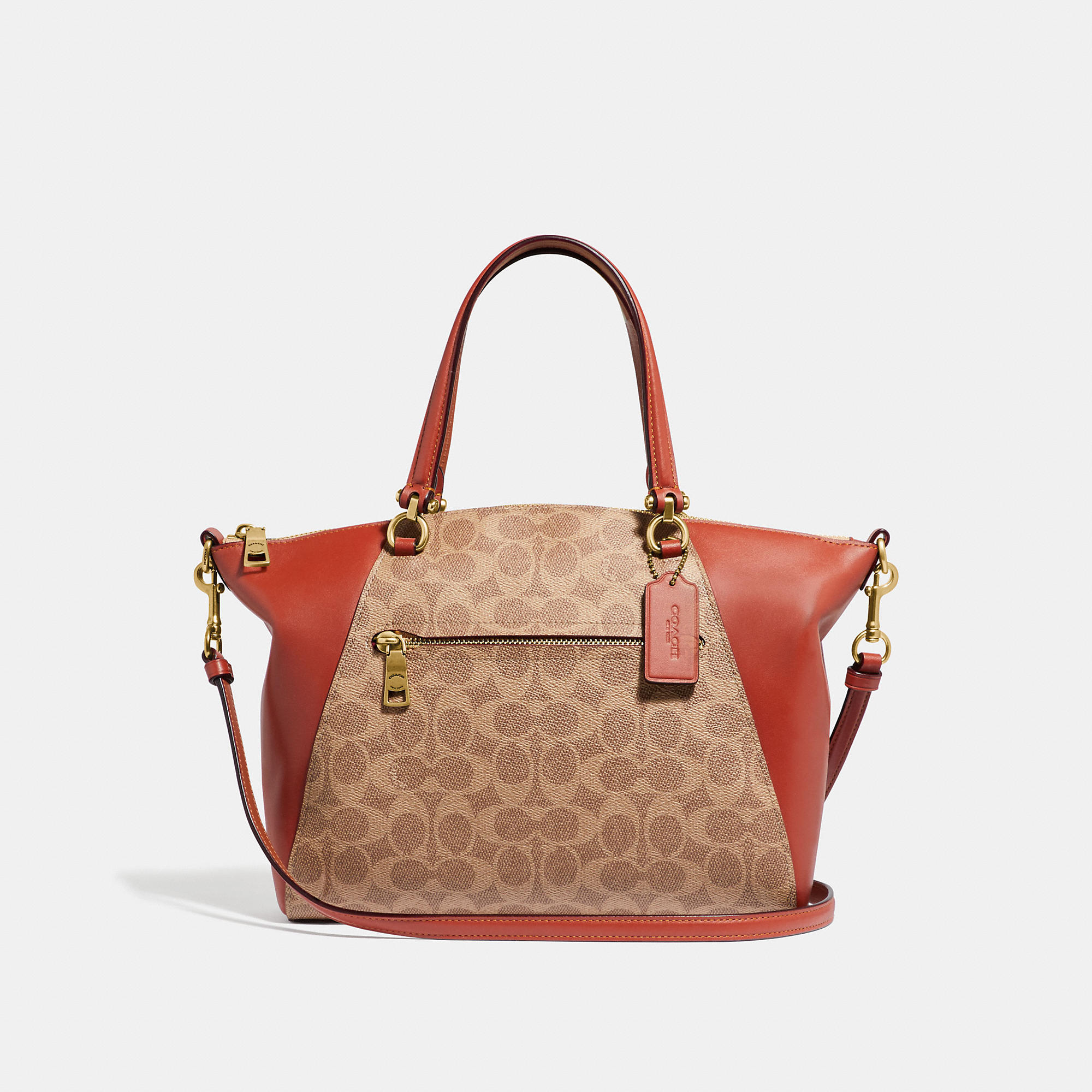 prairie satchel in signature canvas