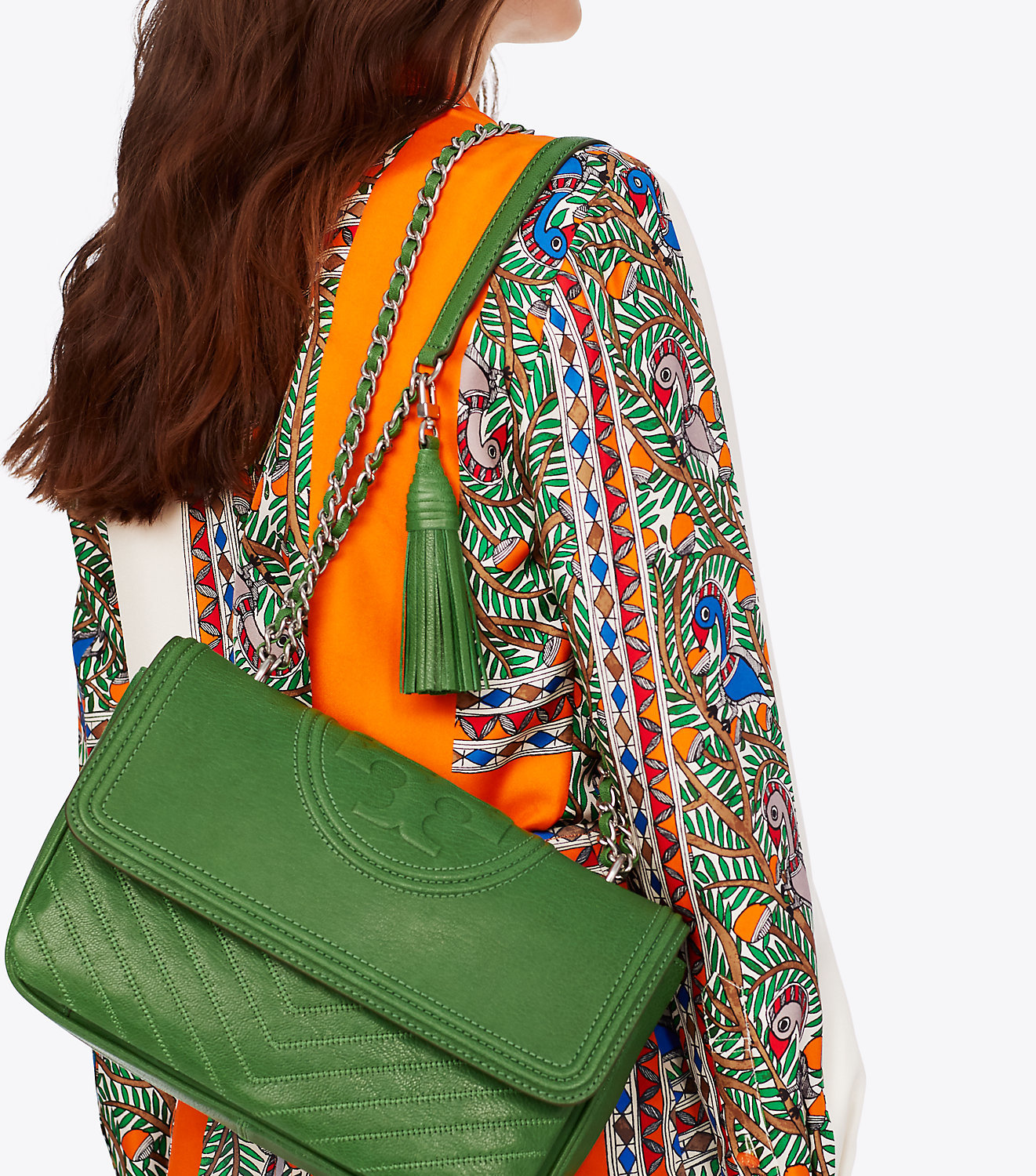 tory burch fleming distressed bag