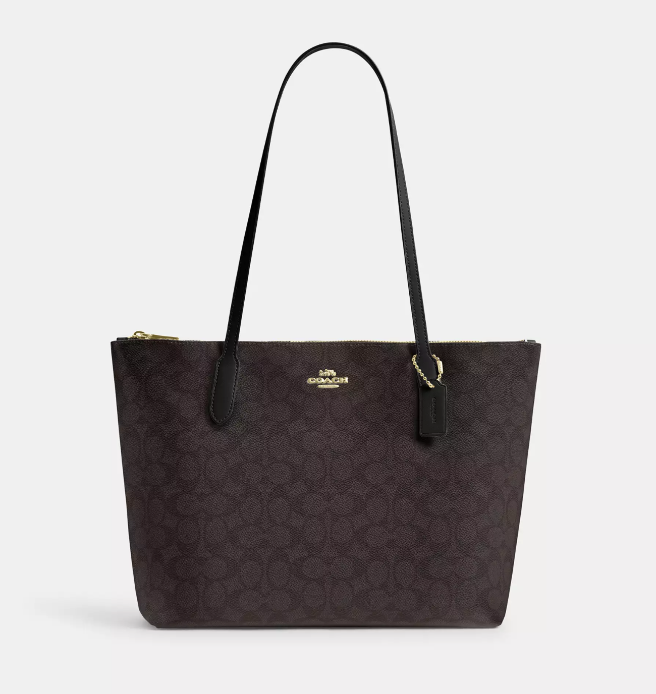 Coach Zip Top Tote Bag In Signature Canvas CBT20 – Luxe Paradise