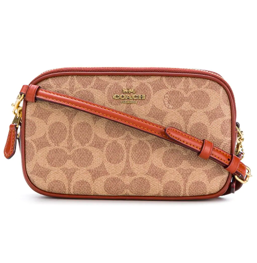 Coach Signature Coated Canvas And Leather Crossbody Bag F31542 – Luxe  Paradise