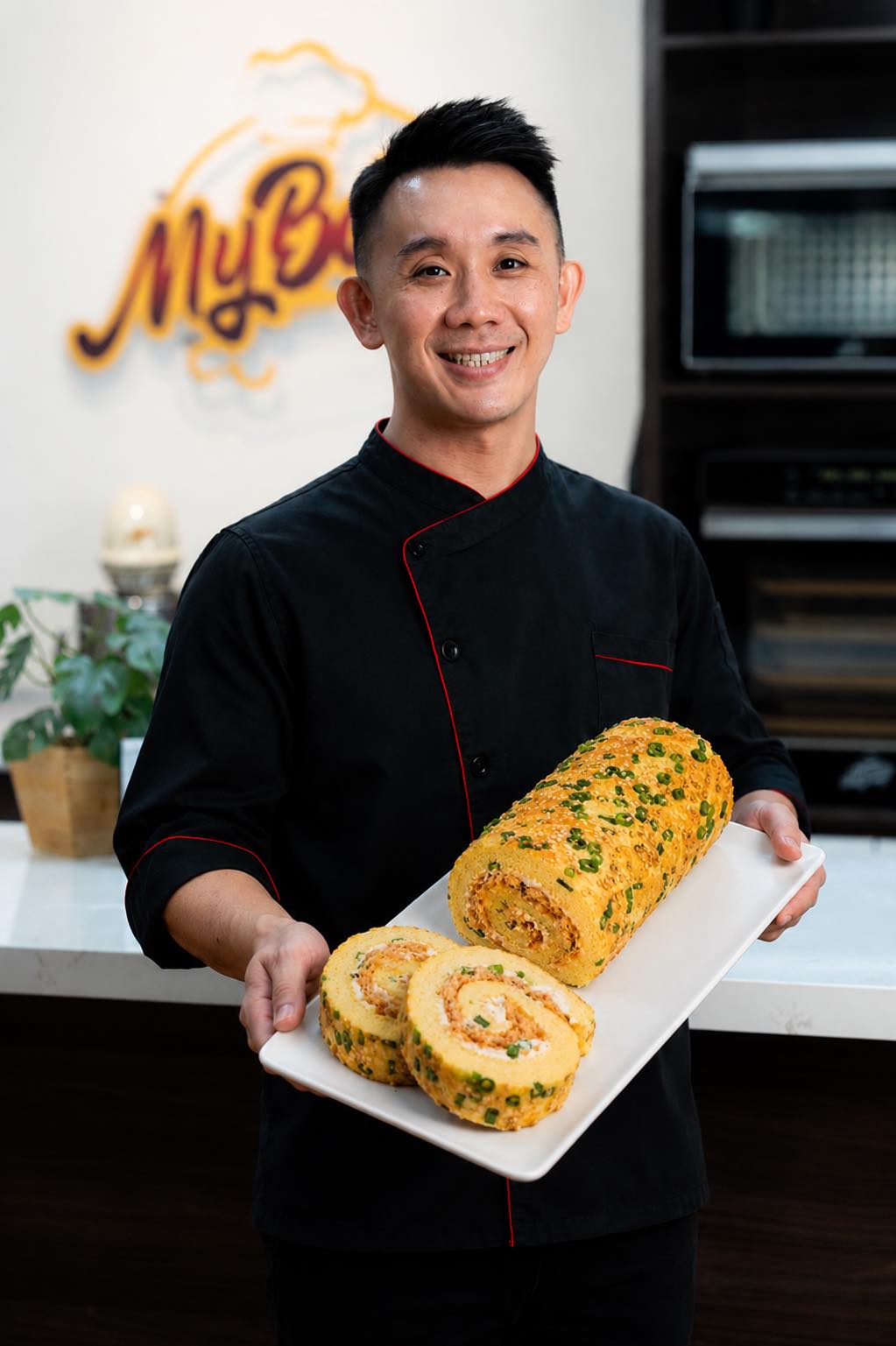 香葱芝麻蛋糕卷食谱Spring Onion Sesame Cake Roll Recipe260529 