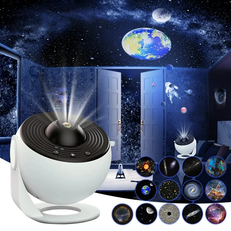 地球儀銀河投影星空小夜燈