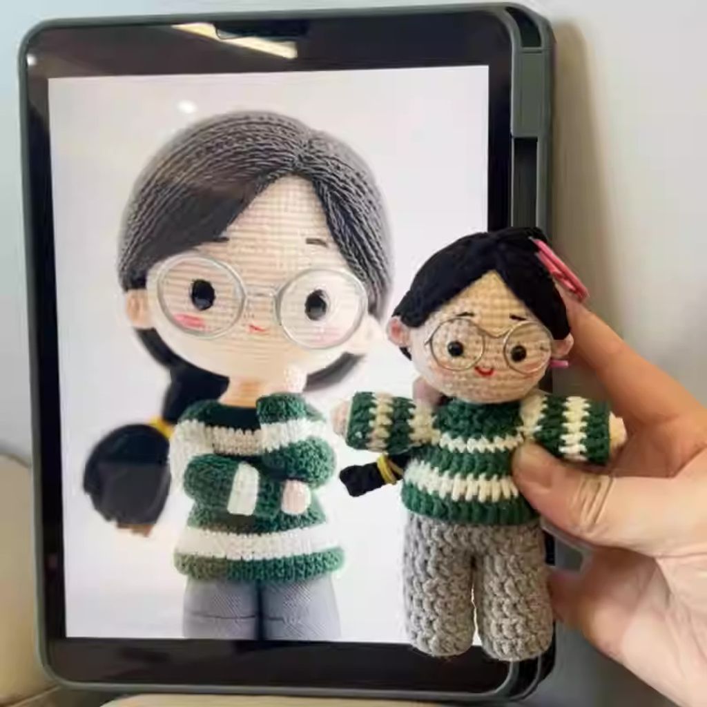 訂製手工針織玩偶 ｜來圖訂製｜生日禮物 情侶紀念 應援周邊