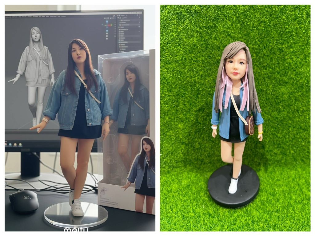 AI 擬人公仔圖 實體化訂作｜軟陶公仔訂製