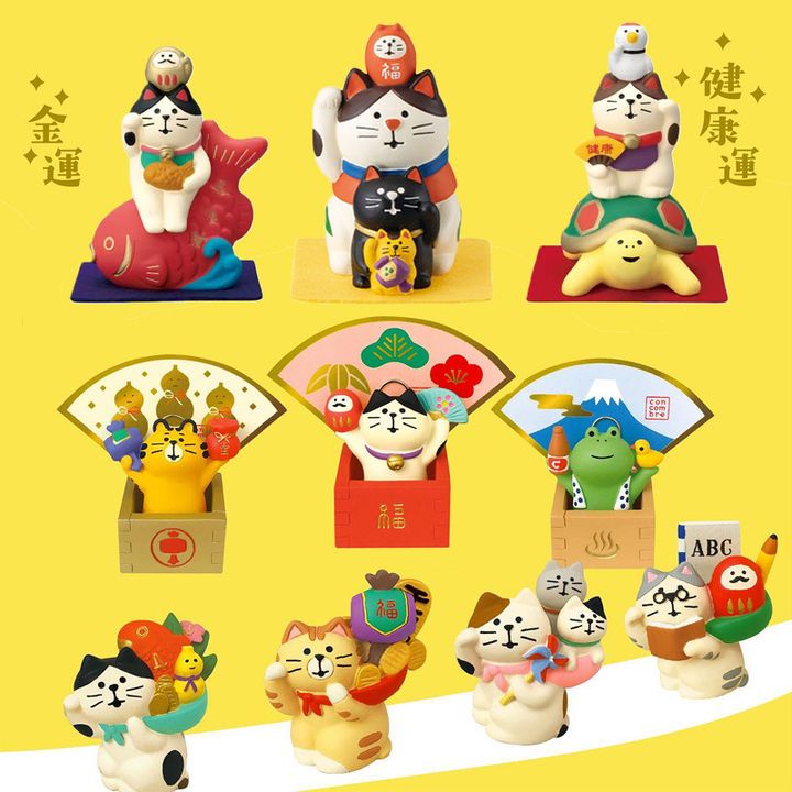 公仔配件 招財貓 招福 開運