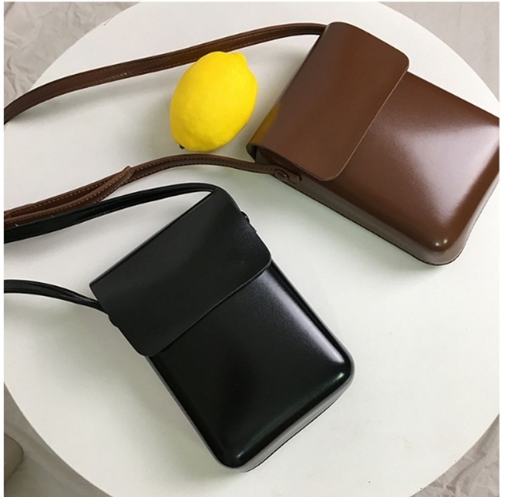 皮革包 迷你手機包 客製印刷可加印LOGO 磁吸開關 斜背單肩 PU材質