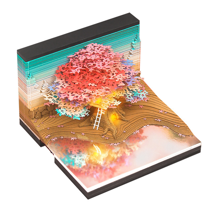 3D立體紙雕模型  便條 日曆 書籤 紙雕藝品 文化推廣 訂製LOGO