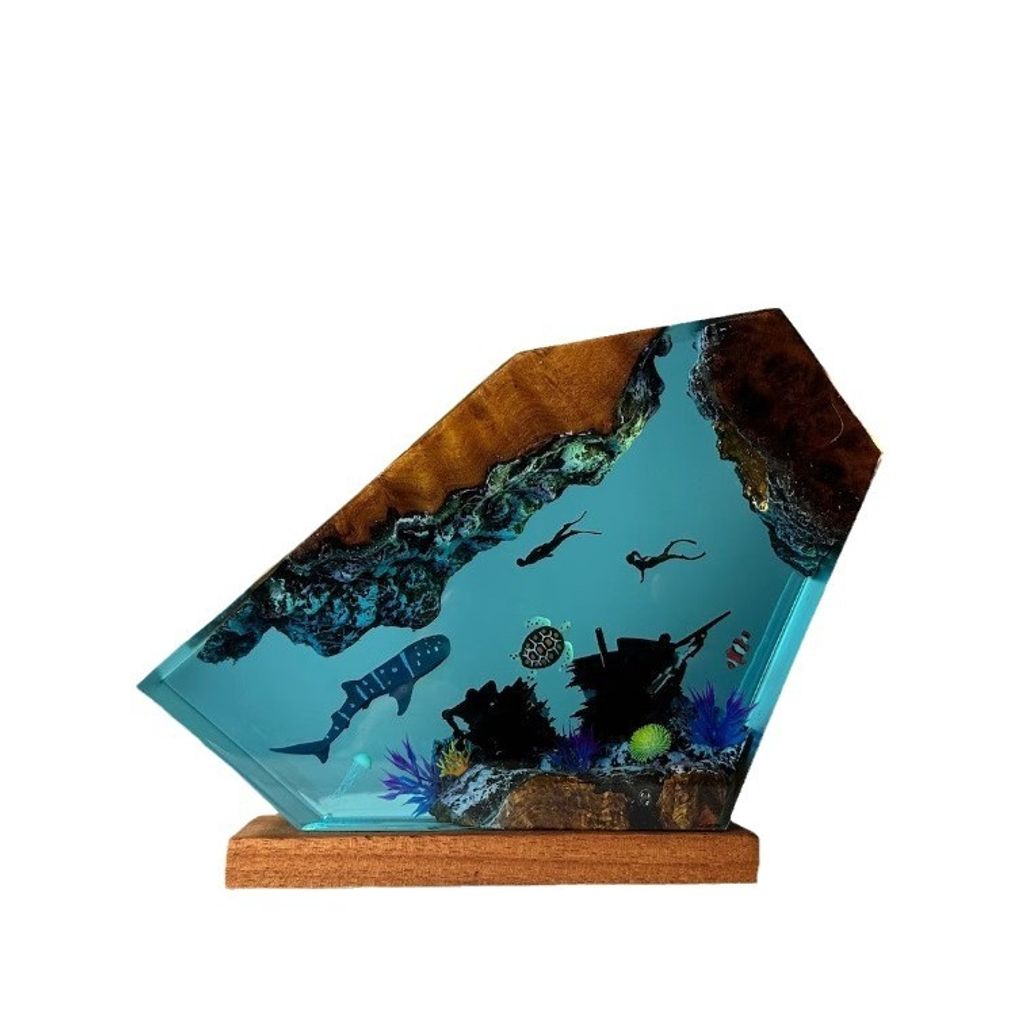 海底世界樹脂夜燈