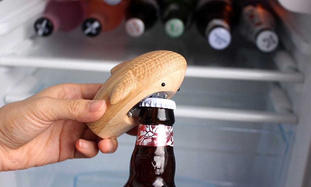木質鯊魚開瓶器