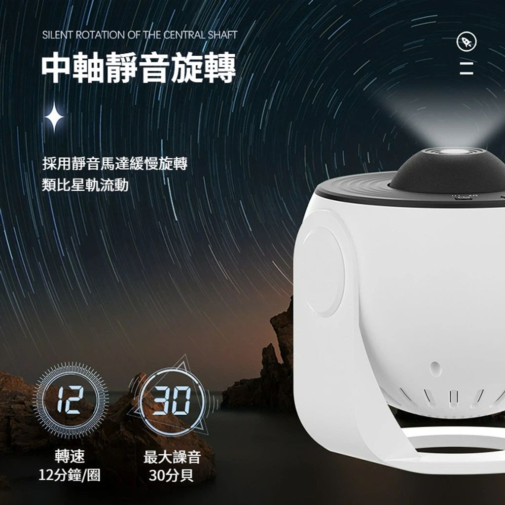 地球儀銀河投影星空小夜燈