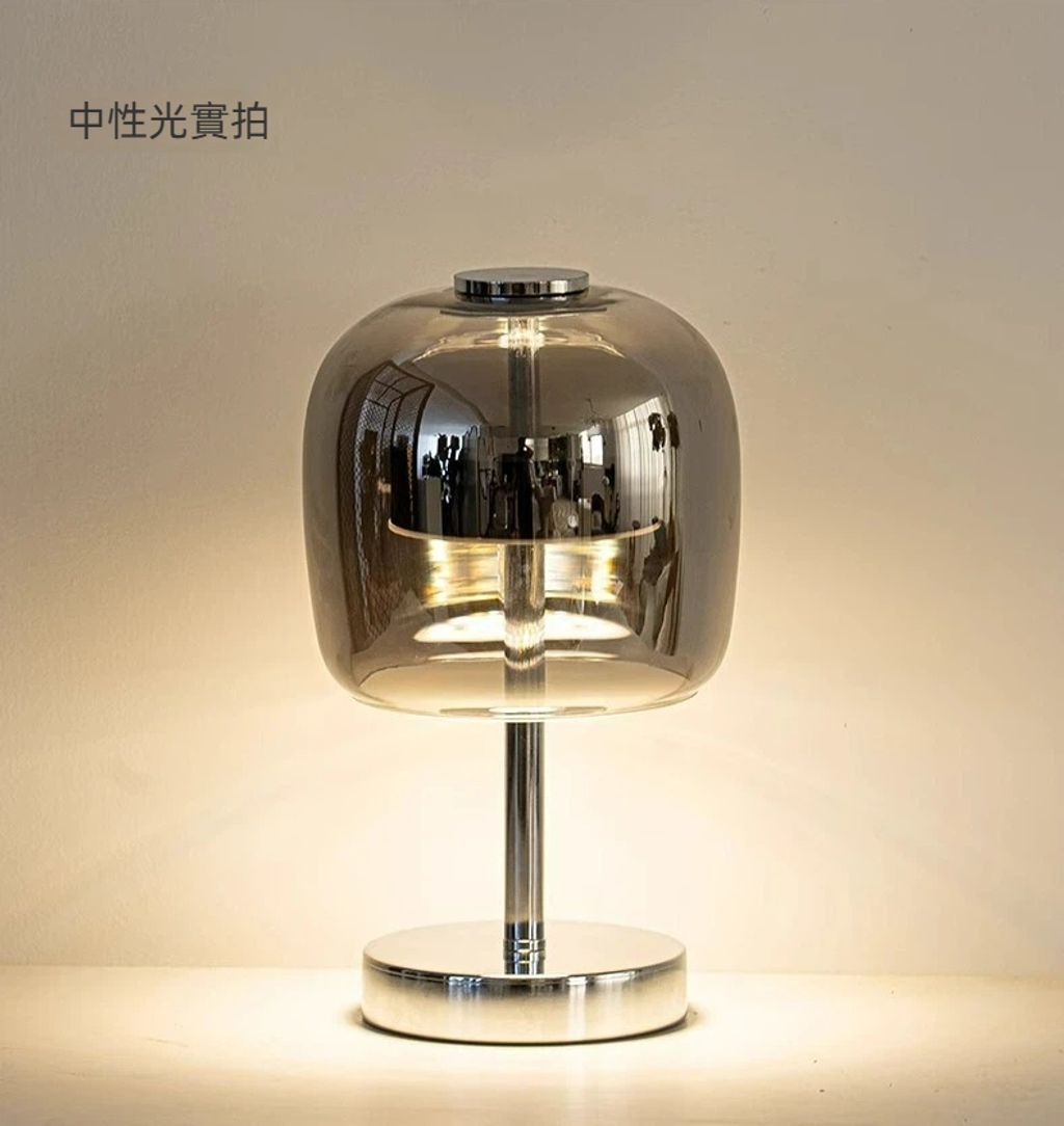 北歐裝飾台燈 網紅氛圍燈 簡約個性床頭小夜燈 書房桌燈 實拍展示