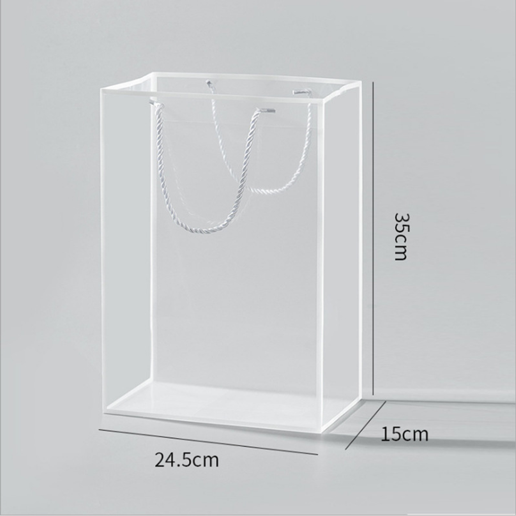 透明邊框禮盒提袋