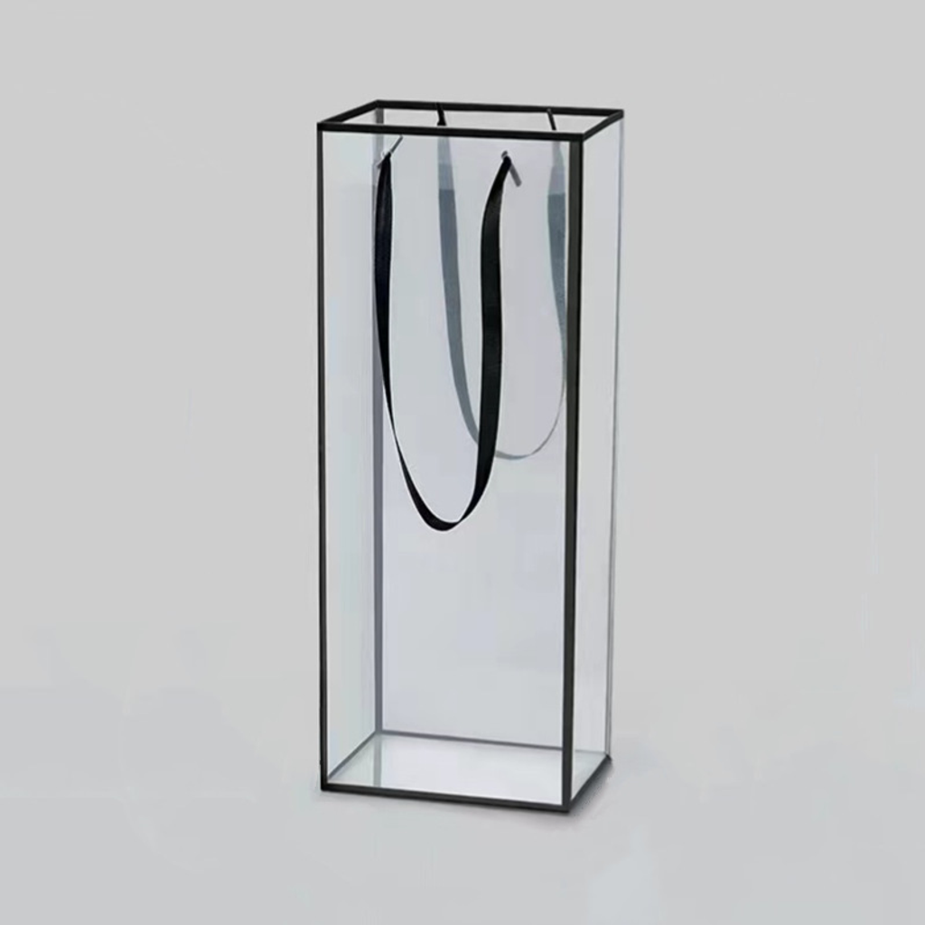 透明邊框禮盒提袋