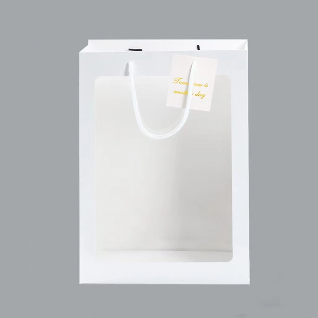 透明邊框禮盒提袋