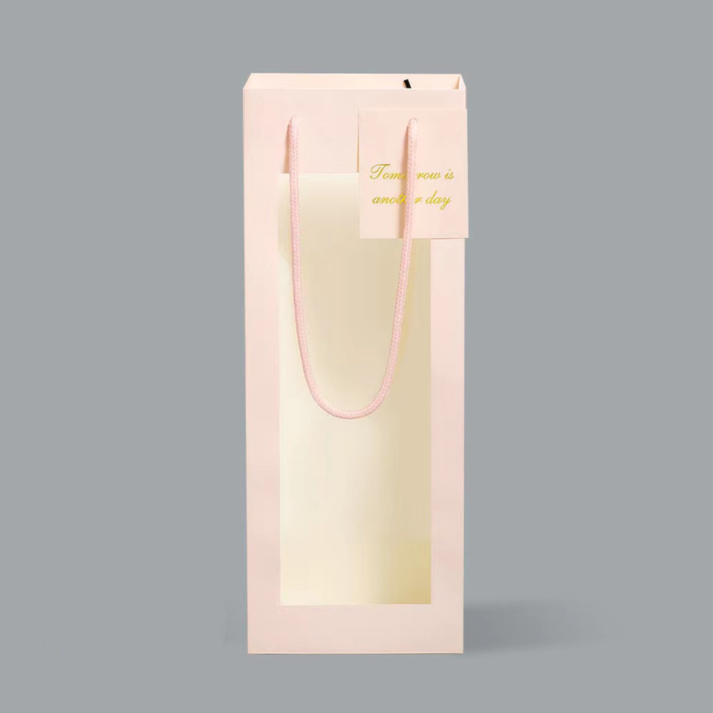 透明邊框禮盒提袋