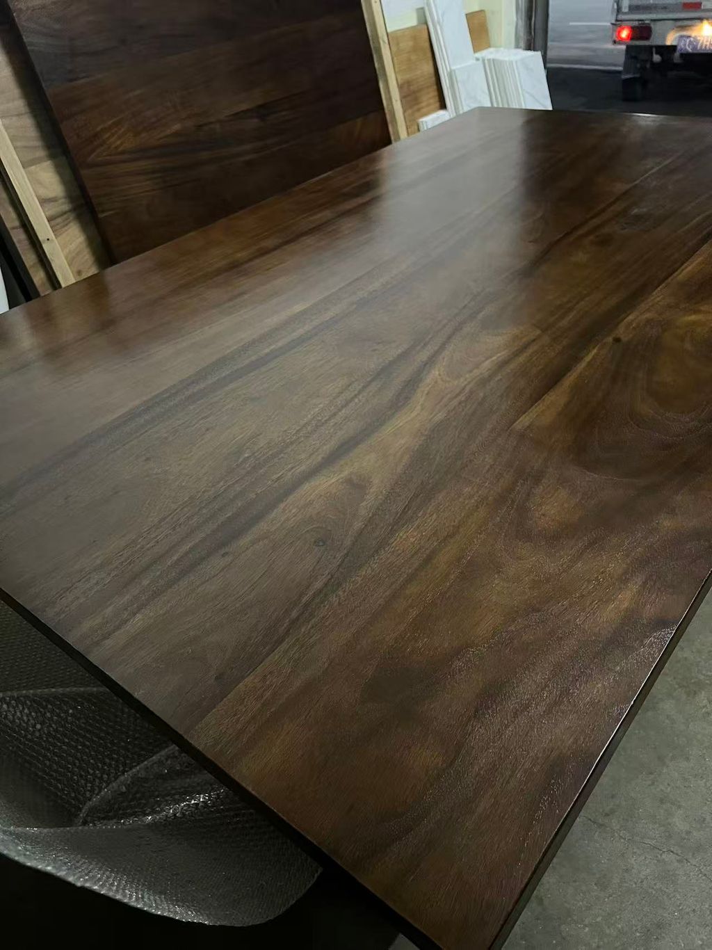 胡桃木桌板成品照