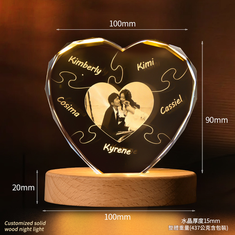 3D水晶內雕  寵物、情侶、照片皆可訂製