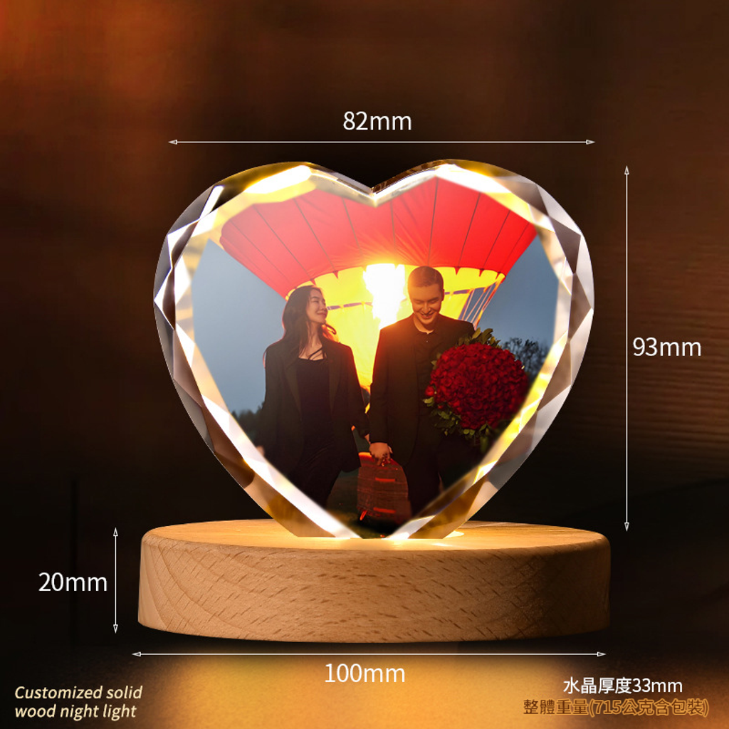 3D水晶內雕  寵物、情侶、照片皆可訂製