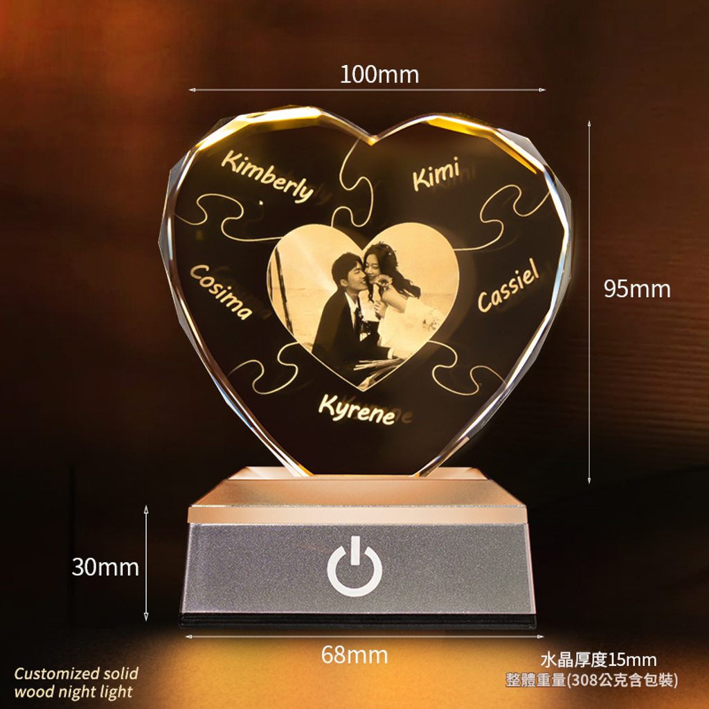 3D水晶內雕  寵物、情侶、照片皆可訂製