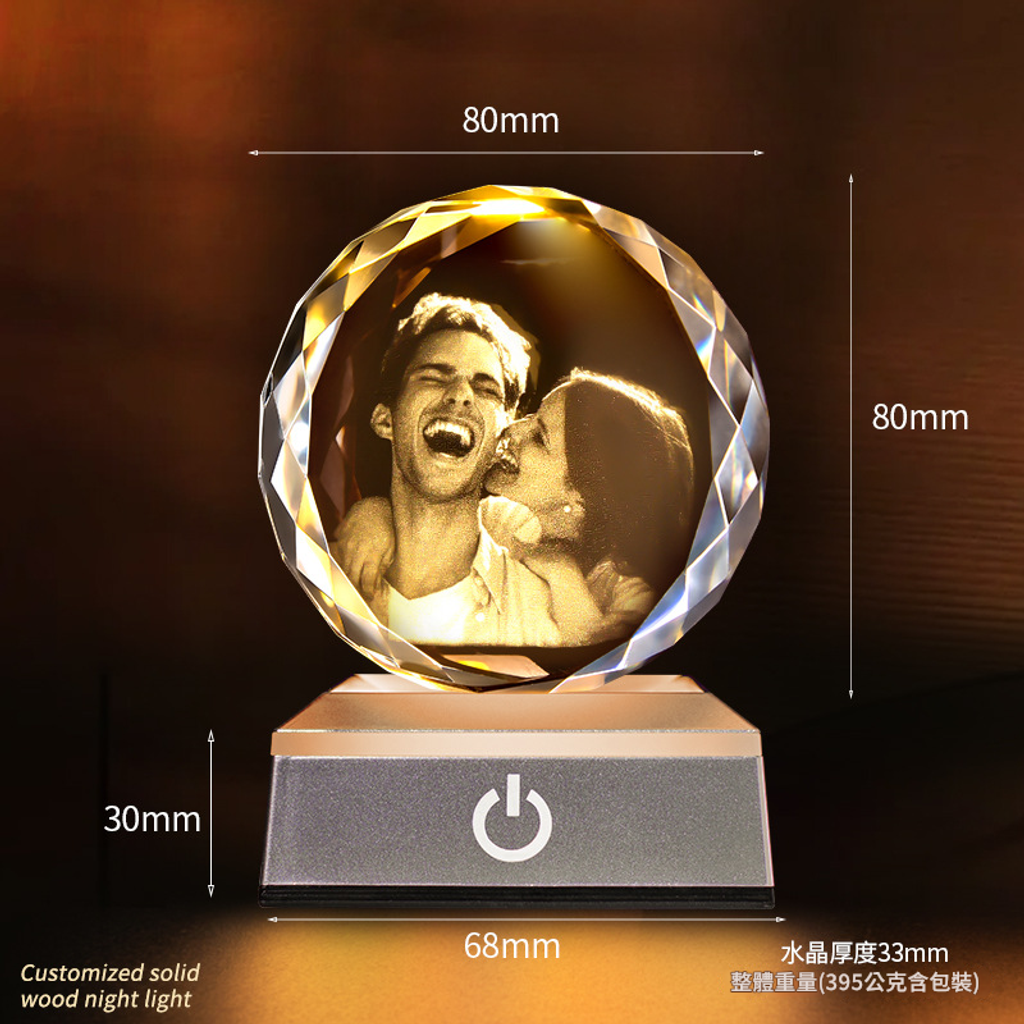 3D水晶內雕  寵物、情侶、照片皆可訂製