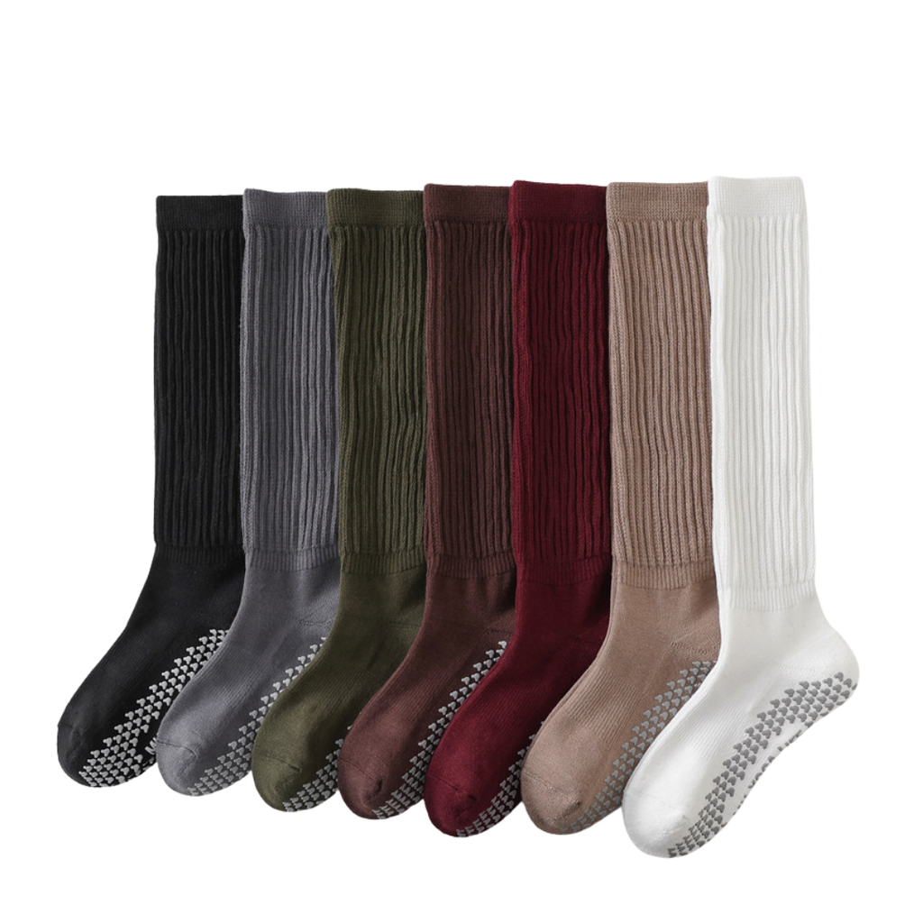 瑜珈襪 皮拉提斯襪 堆堆款 止滑襪｜來圖訂製 印刷logo | 少量起訂