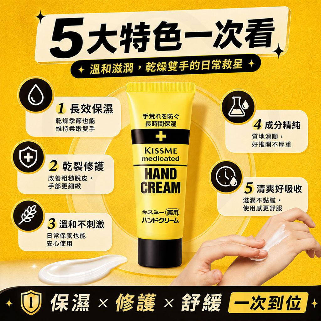 乾荒禁止奇士美護手霜 蝦封2