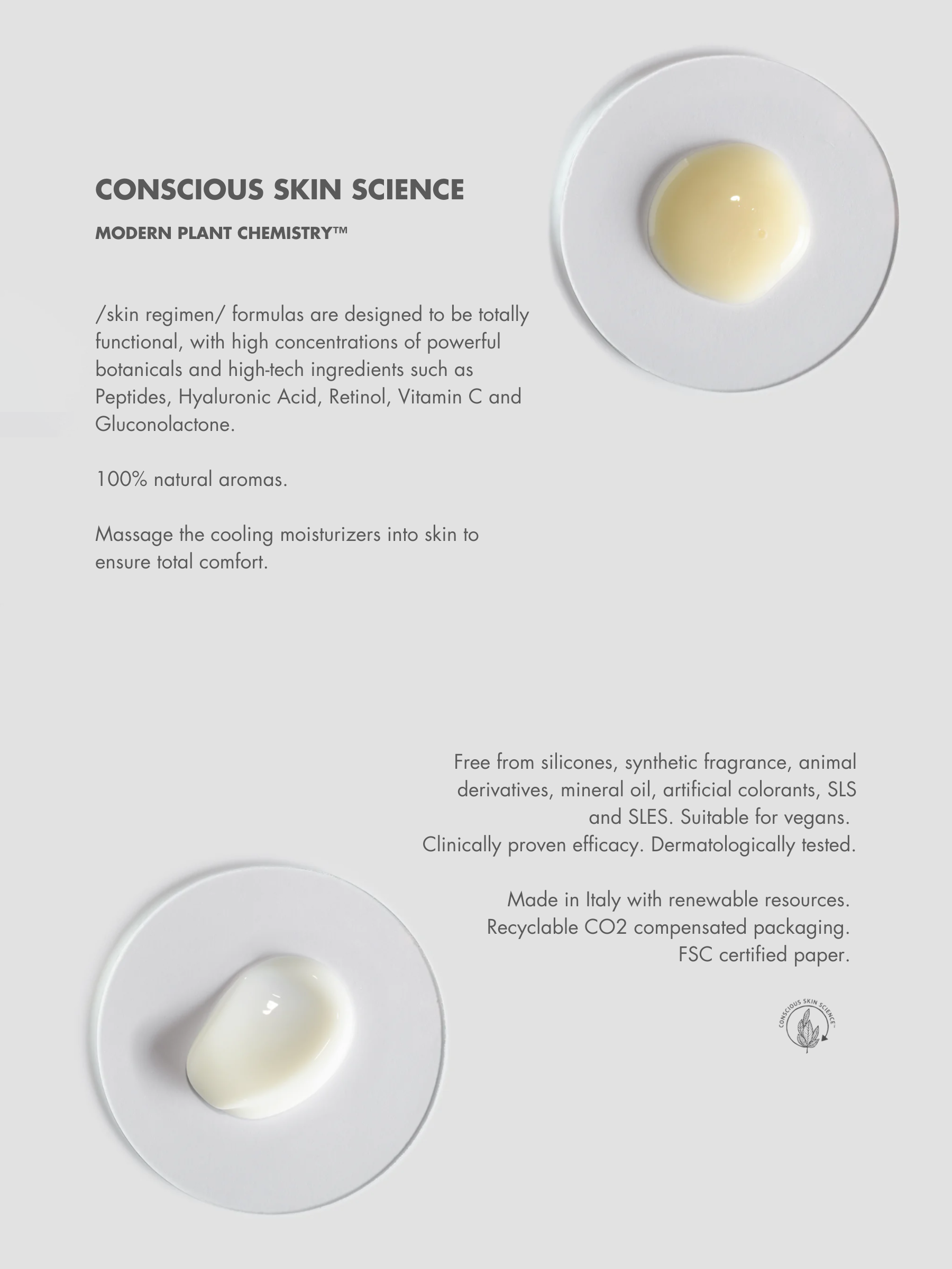 CONSCIOUS SKIN SCIENCE