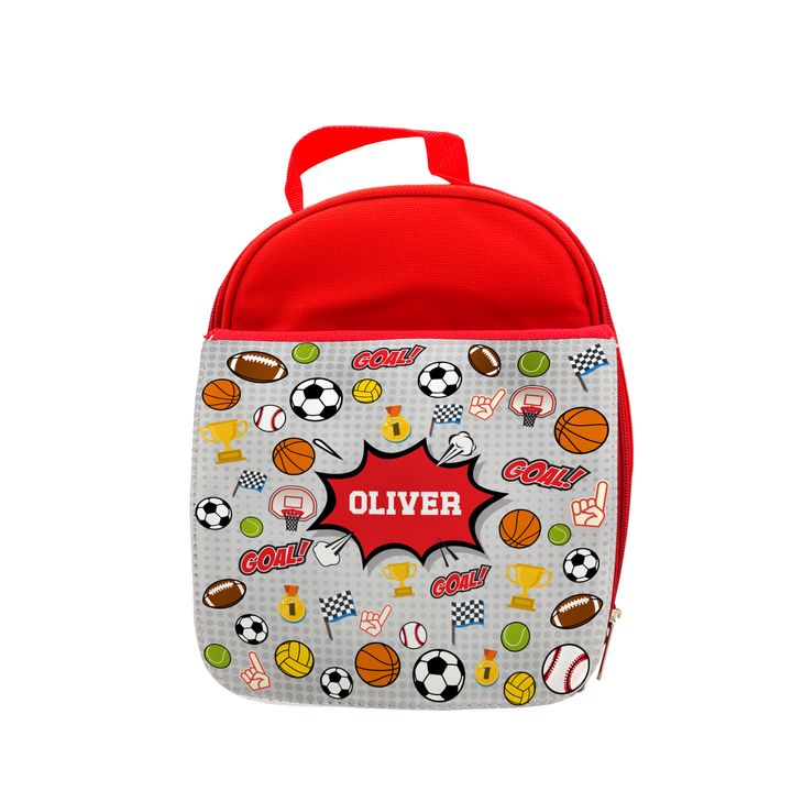 DK - Lunch Bag - red - Sports