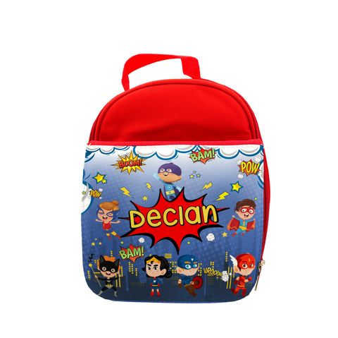 DK - Lunch Bag - red - Super Heroes
