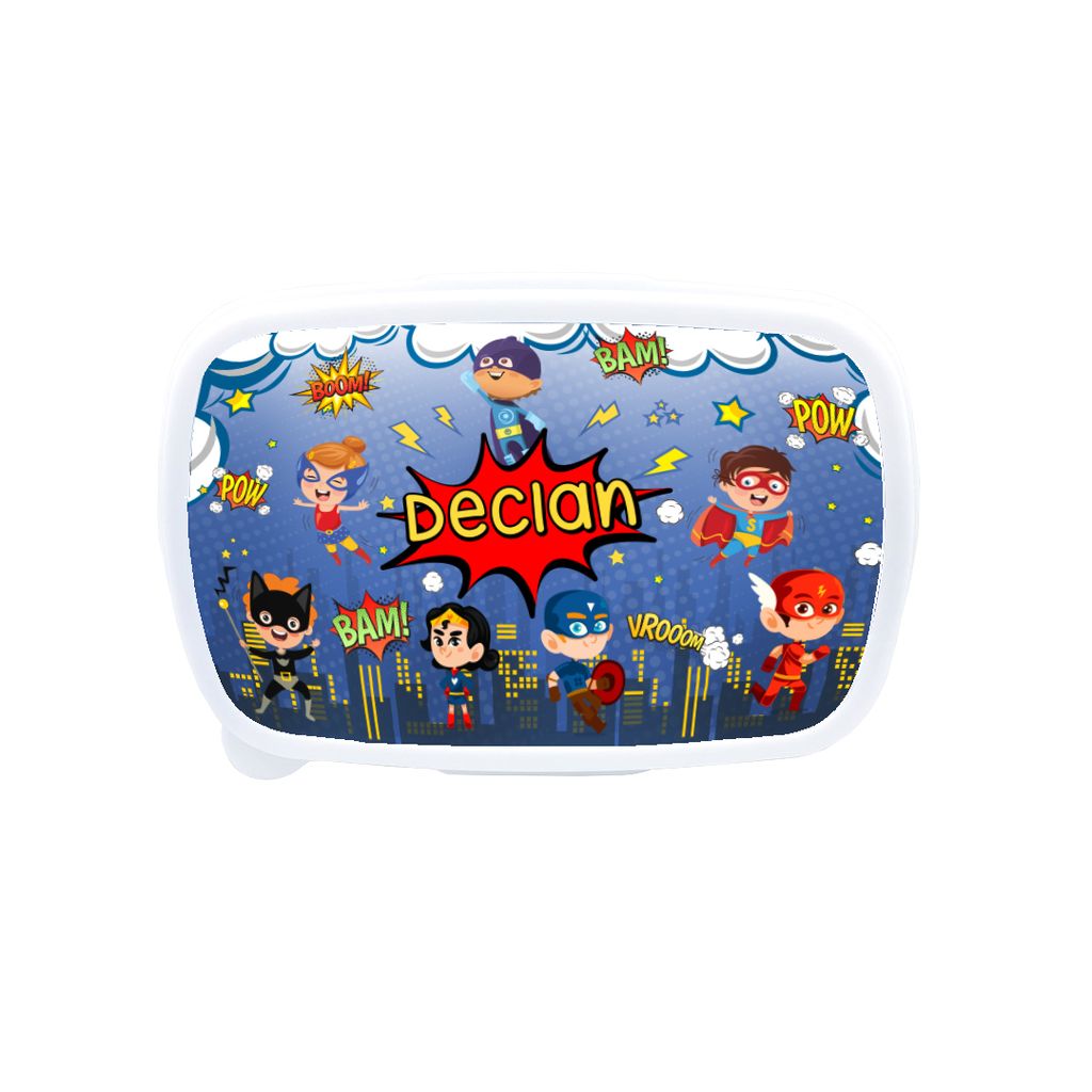 DK - Lunch Box-front - Super Heroes