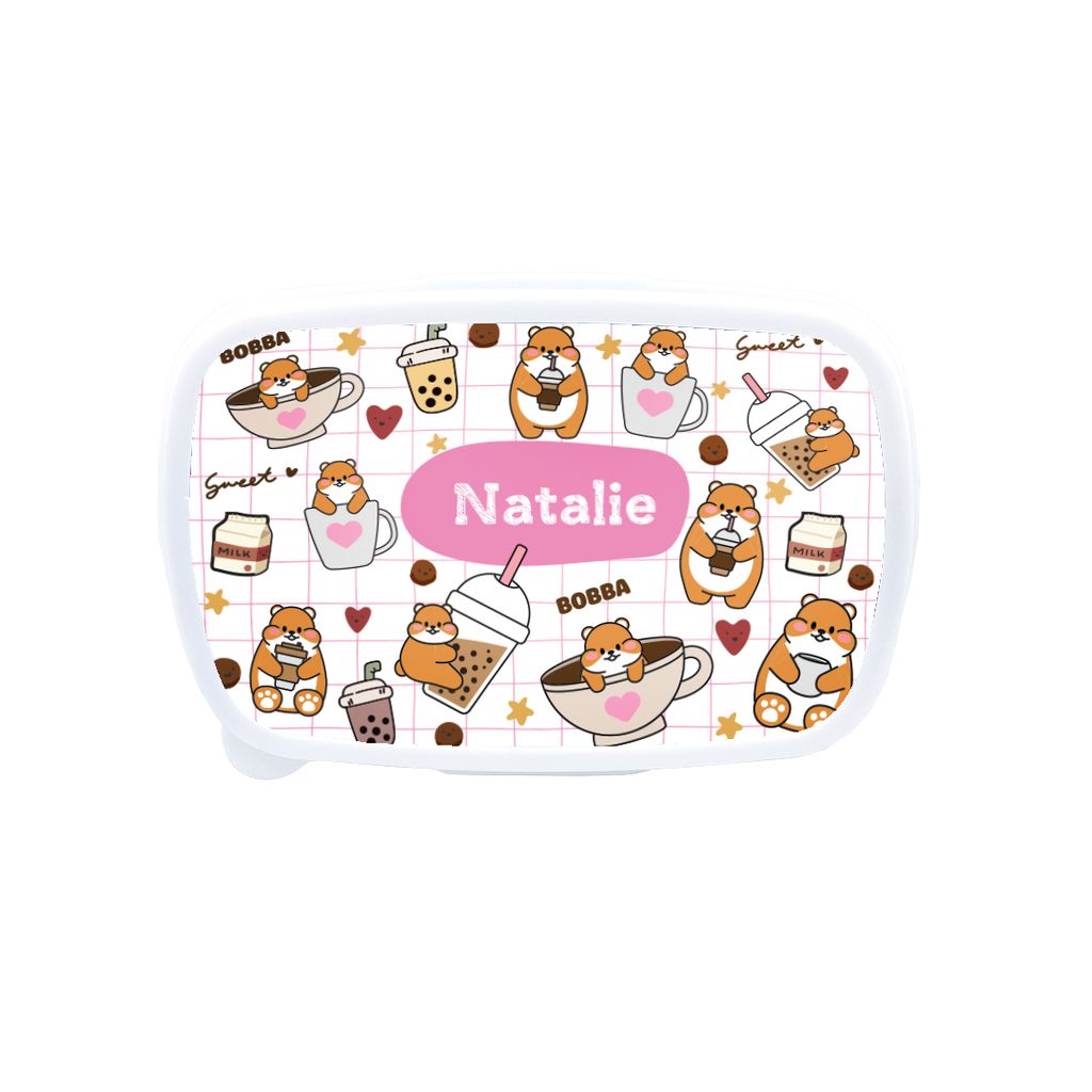 DK - Lunch Box-front - Bobba Bear - girl