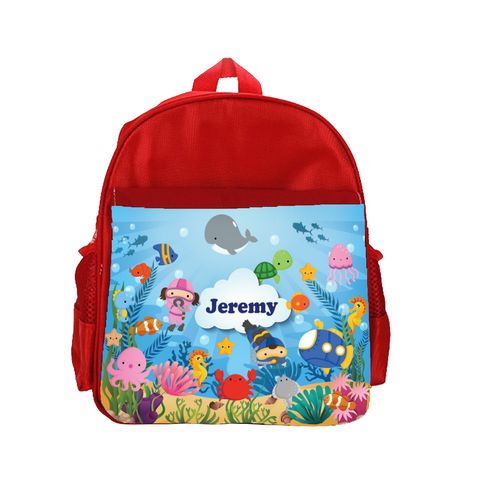 DK - Backpack - Red - Ocean