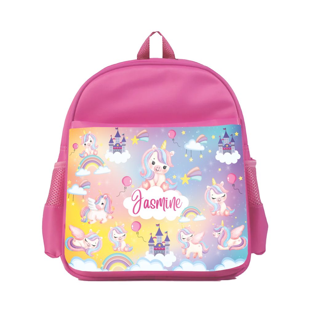 DK - Backpack - pink - Unicorn Castle