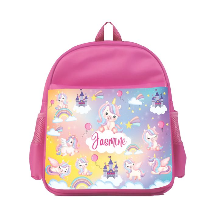 DK - Backpack - pink - Unicorn Castle