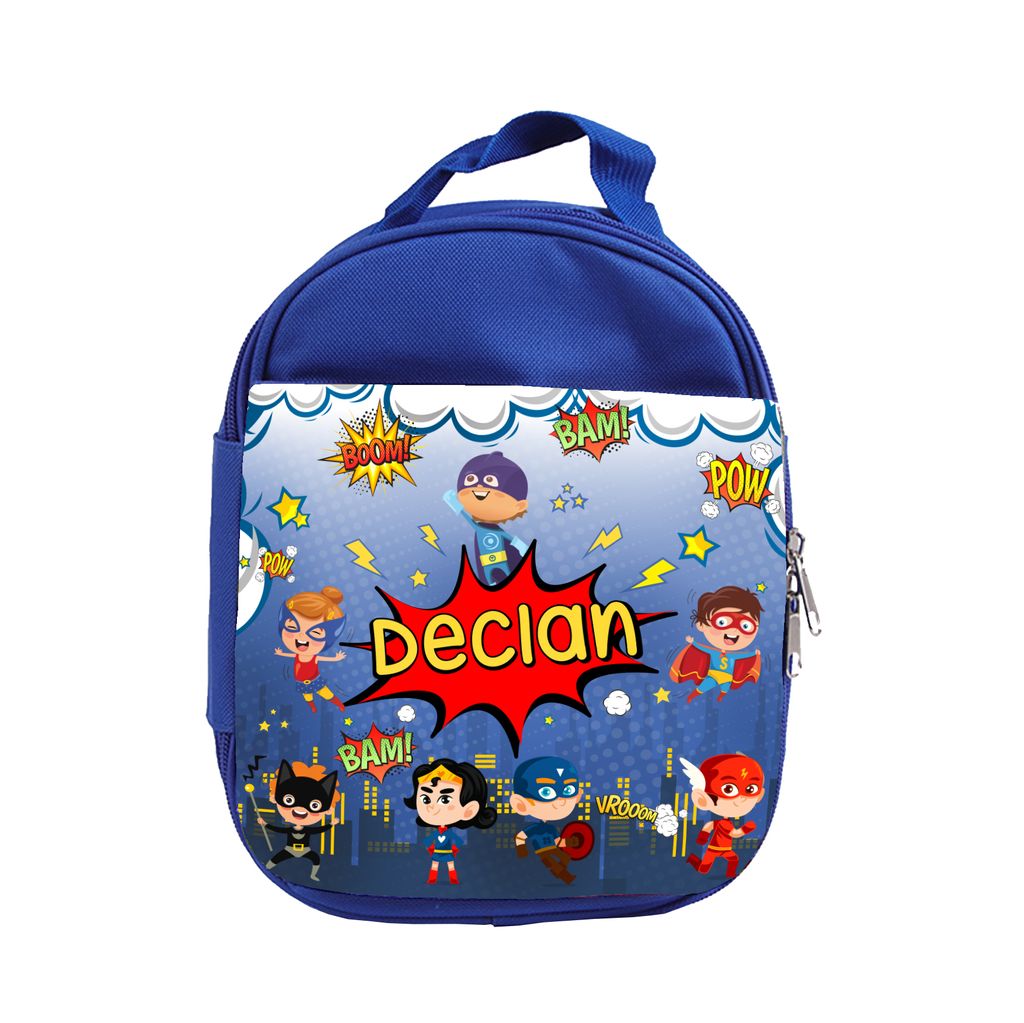 DK - Lunch Bag - blue - Super Heroes