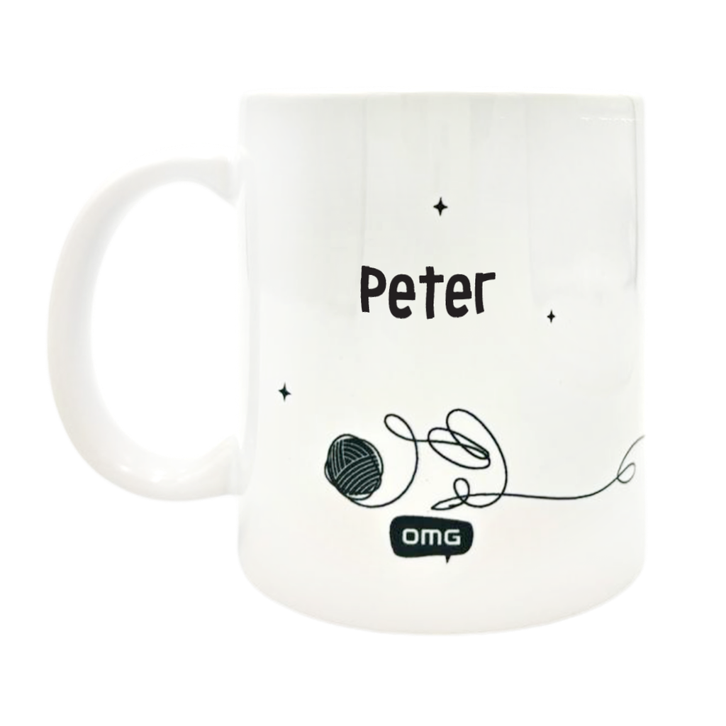i work so hard so my cat can have a better life mug - back