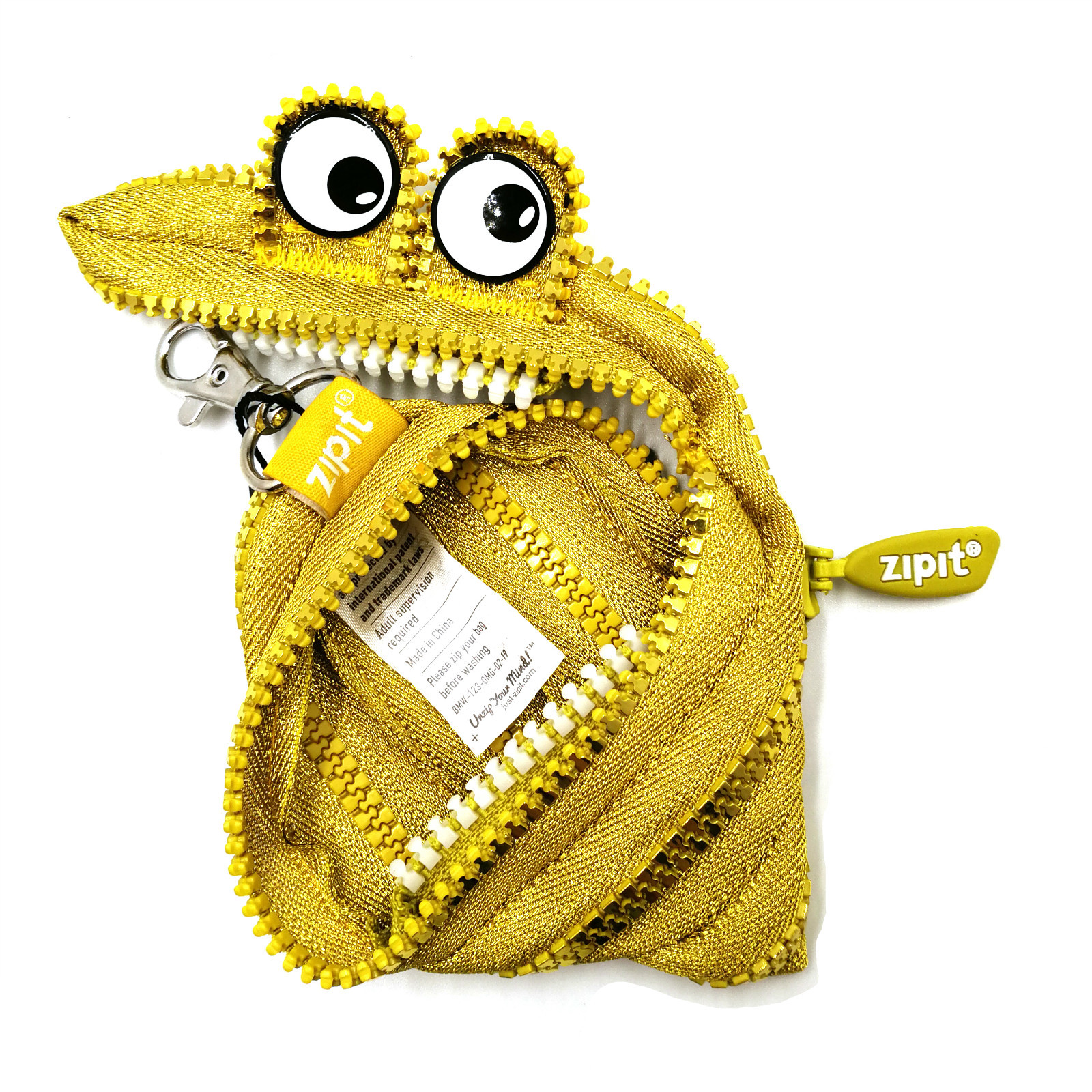 Zipit Monster Mini Pouch, Special Edition Gold OMG Store Gifts