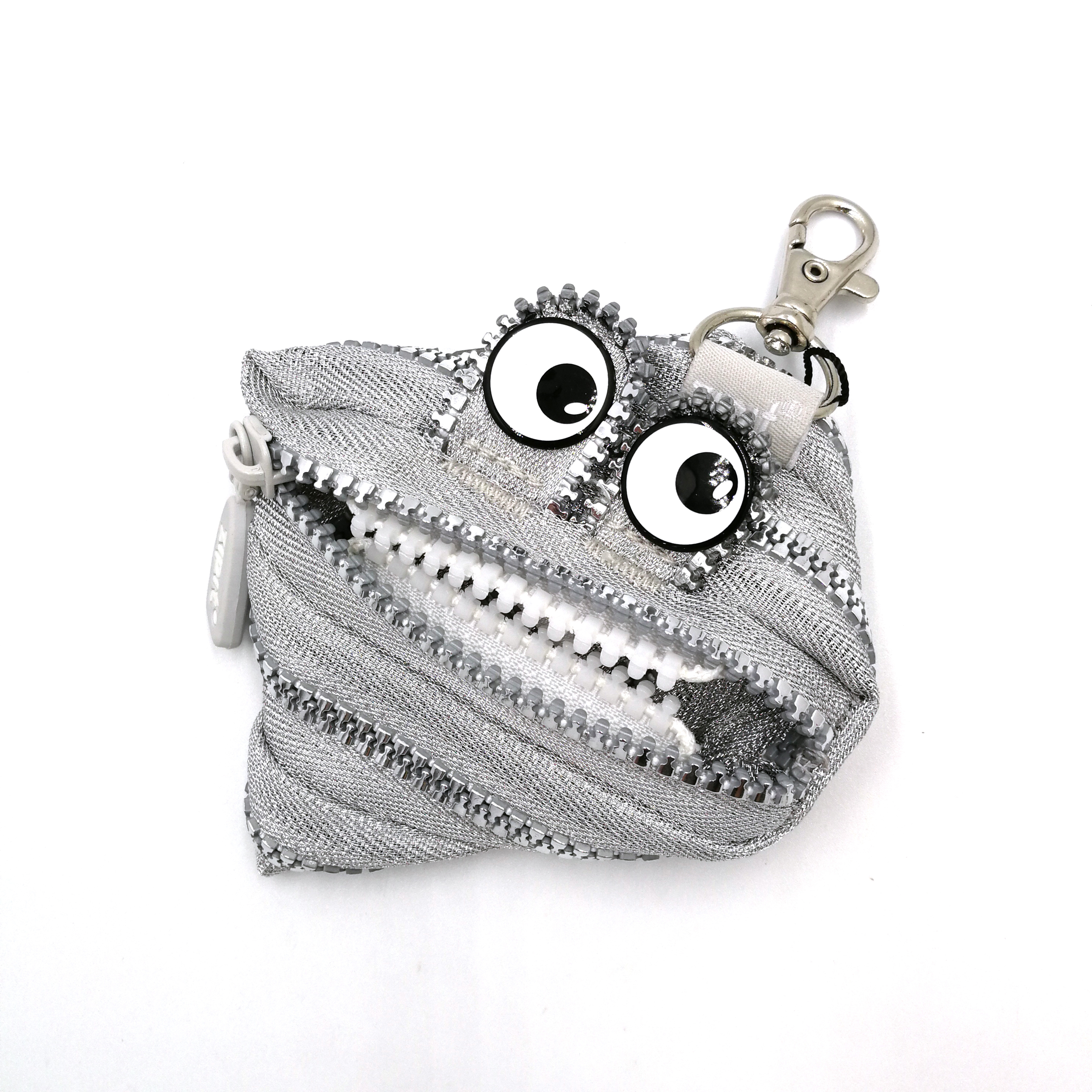 Zipit Monster Mini Pouch, Special Edition Silver OMG Store Gifts
