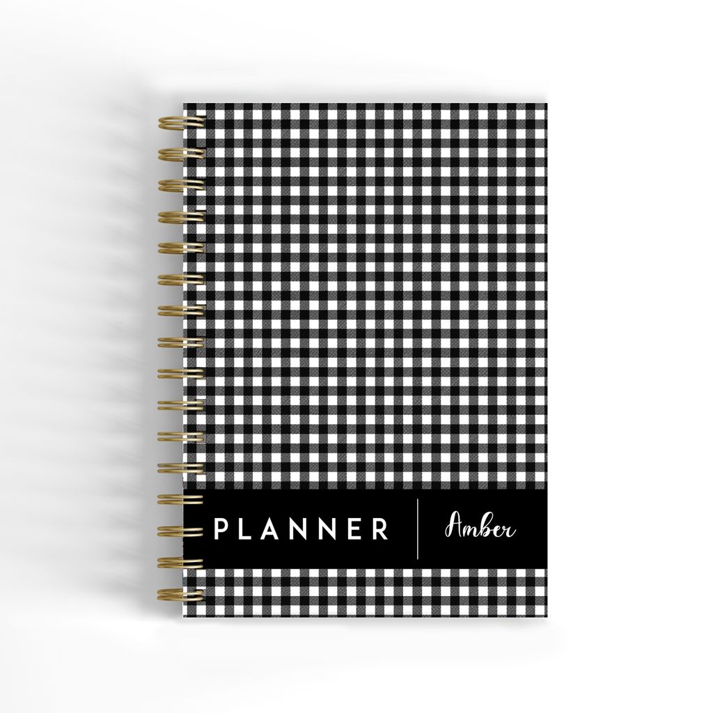 omg planner cover - 11 - checkered  bnw- front cover.jpg