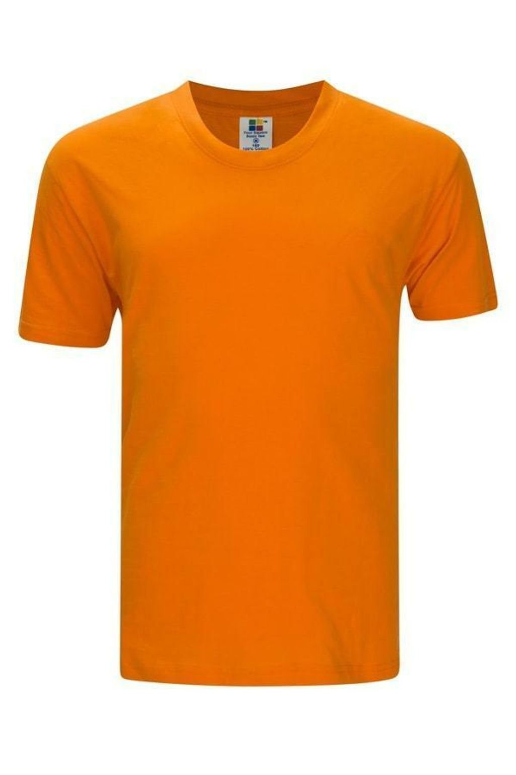 foursquare-160gsm-roundneck-Orange-tshirt