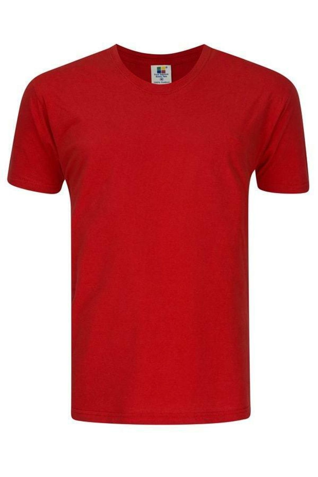 foursquare-160gsm-roundneck-red-tshirt