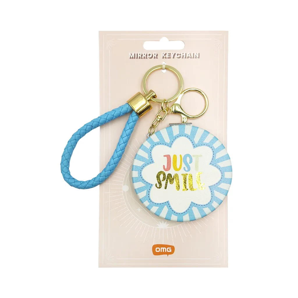 014 - mirror keychain front w backcard