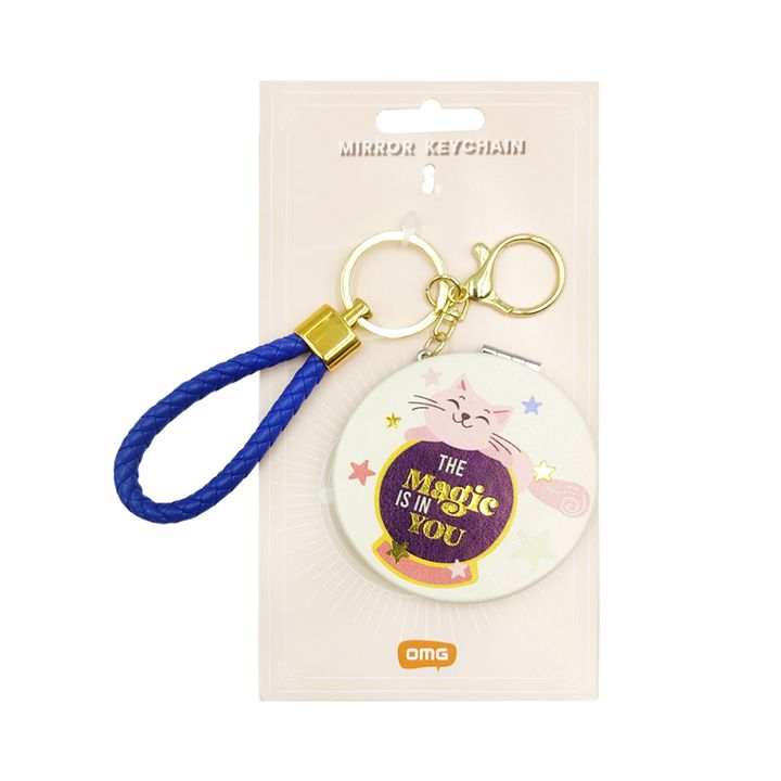 013 - mirror keychain front w backcard