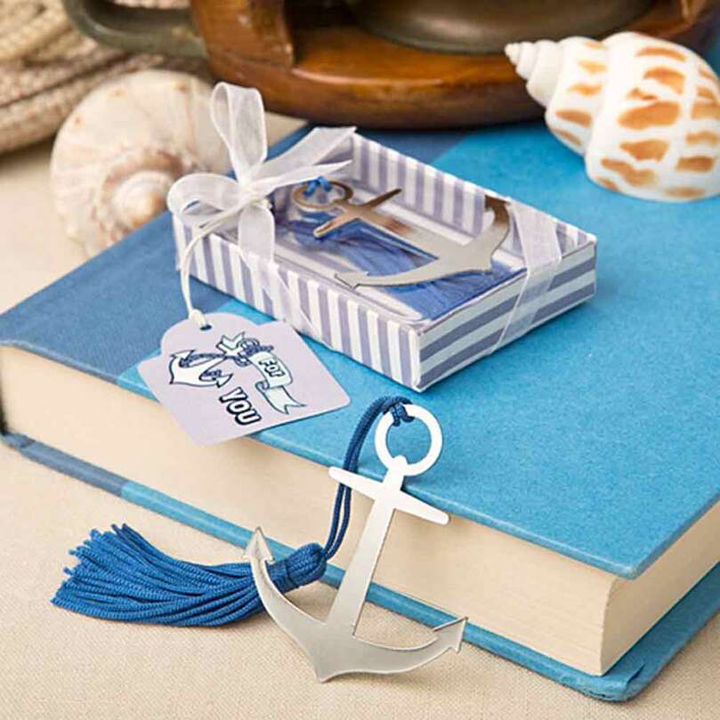 nautical-theme-anchor-bookmark-wedding-favour
