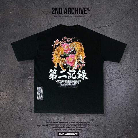 2nd-archive-tiger-peony-oversized-tee-white-black-khaki-joice-korea9
