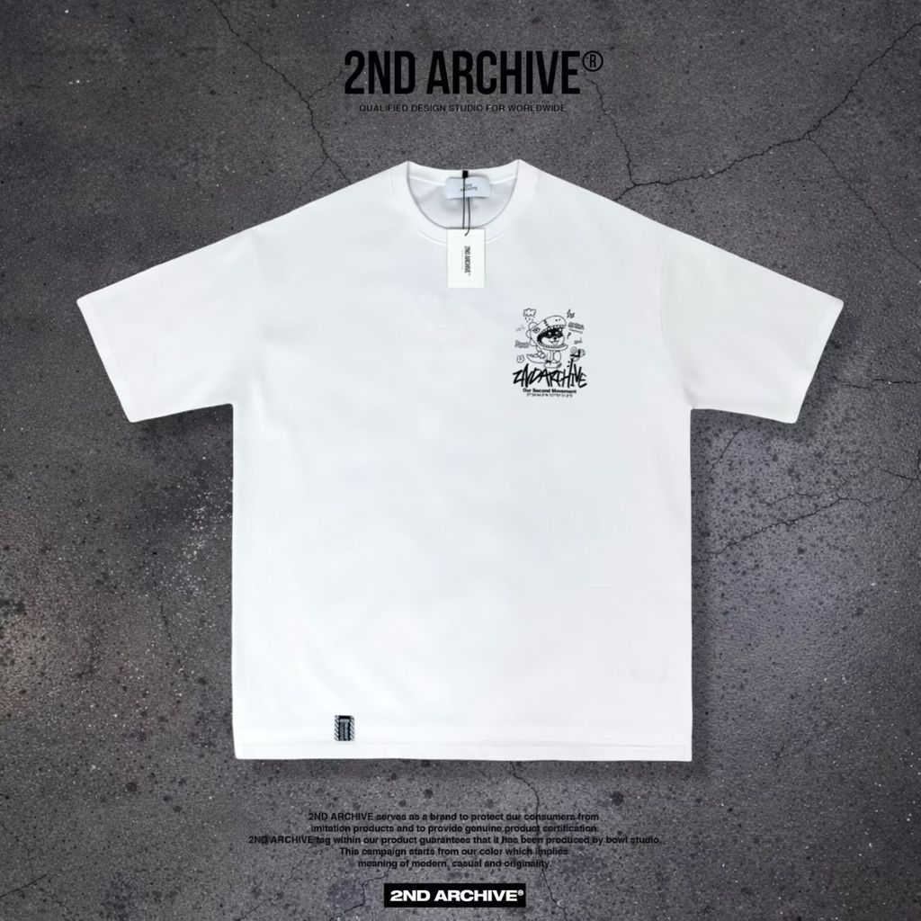2nd-archive-shiba-dino-graffiti-oversized-tee-mint-black-white-joice-korea7